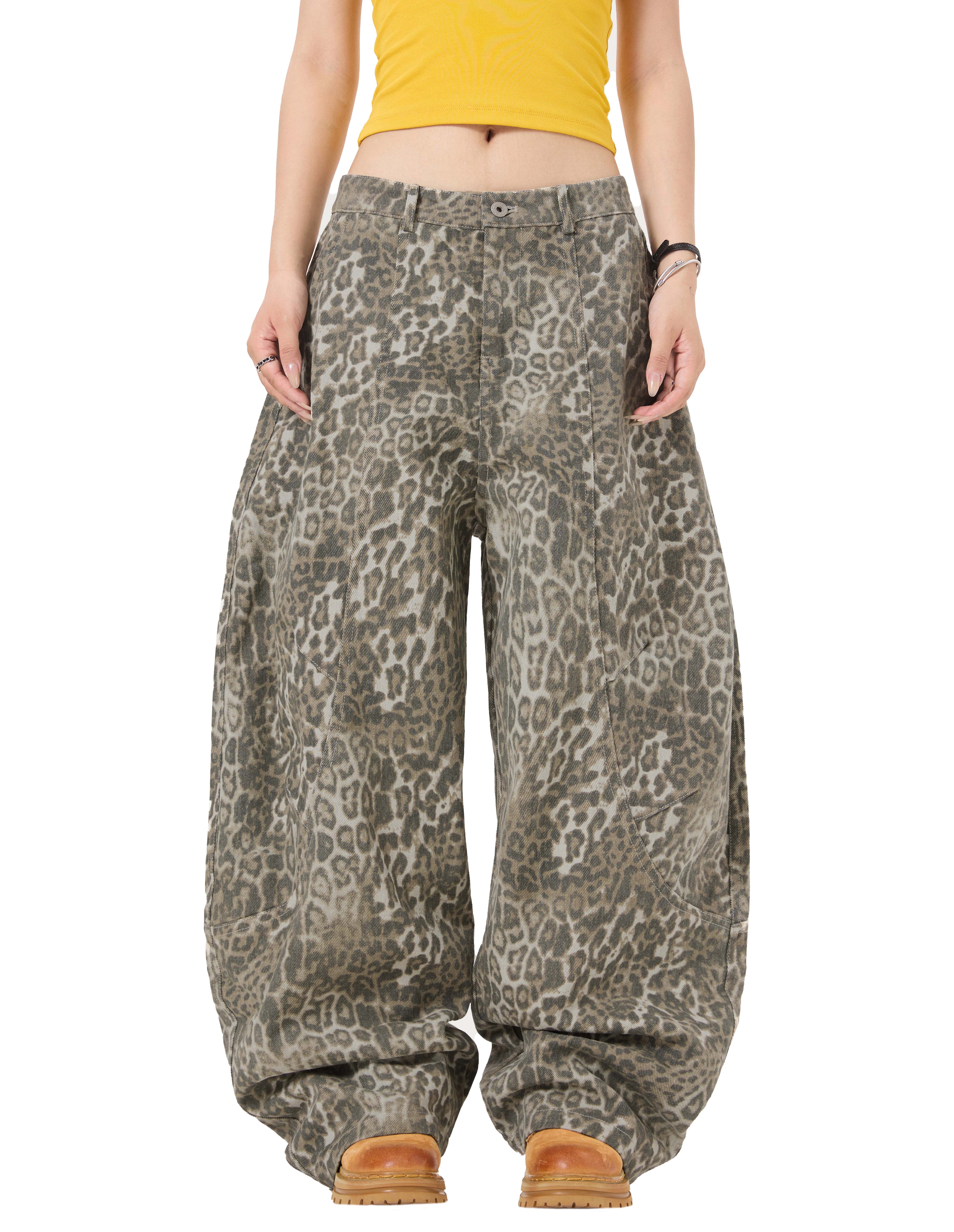 Leopard Barrel Pant 🇮🇹 main image 1