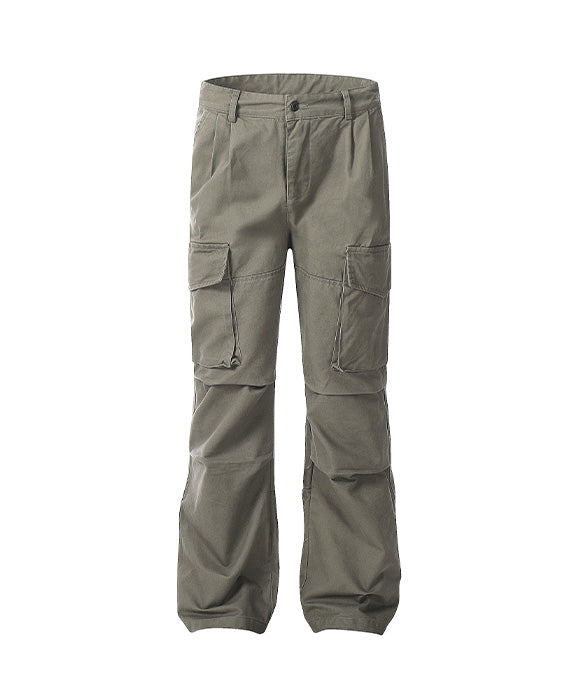 BAKYARDER High Street Vintage Pleated Cargo Pants