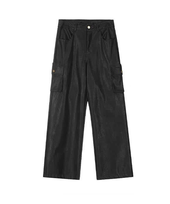 BAKYARDER Loose-Fitting Utility Straight-Leg Pants