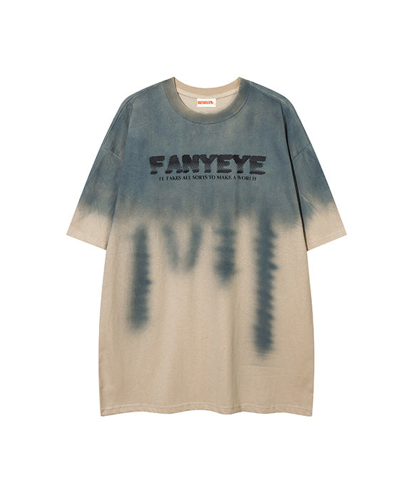 BAKYARDER  Tie-Dye Short Sleeve T-Shirt