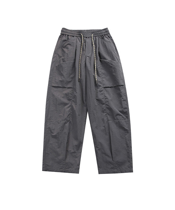 BAKYARDER Solid Color Casual Pants