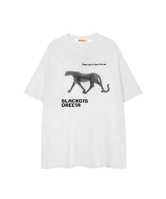 BAKYARDER Vintage Leopard Print Tee