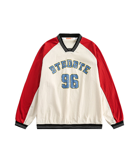 BAKYARDER Vintage Patchwork Jersey Sweatshirt