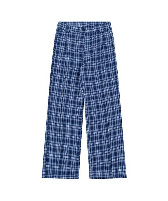 BAKYARDER Vintage Plaid Casual Pants