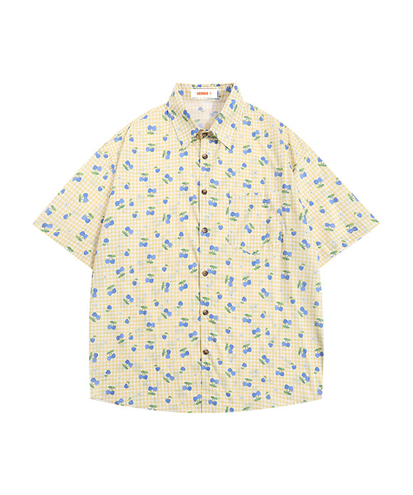 BAKYARDER Cherry Print Shirt