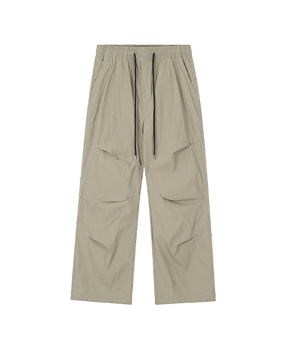 BAKYARDER Vintage Pleated Studded Cargo Pants