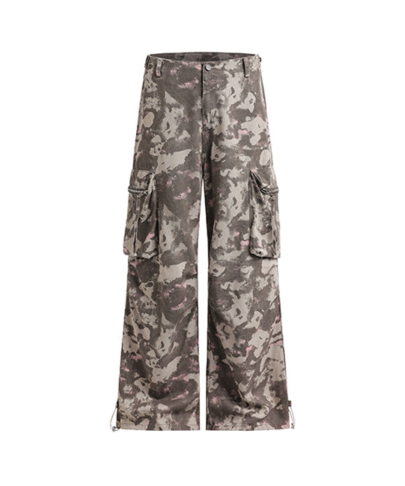 BAKYARDER Post-Apocalyptic Style Camouflage Cargo Pants