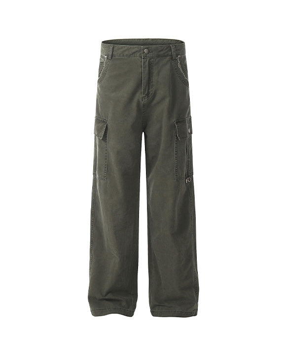 BAKYARDER Multi-Pocket Cargo Jeans