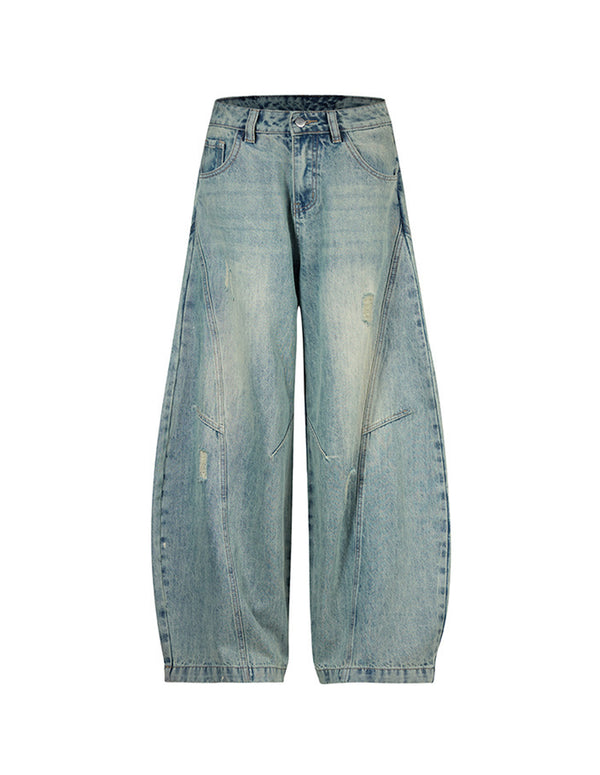 BAKYARDER Vintage Wide-Leg Barrel Jeans