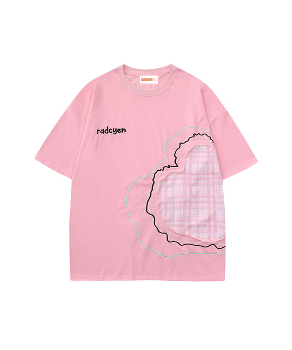 BAKYARDER Patchwork Contrast Tee