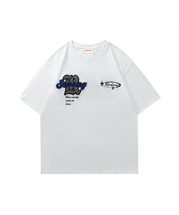 BAKYARDER Embroidered Letter Tee