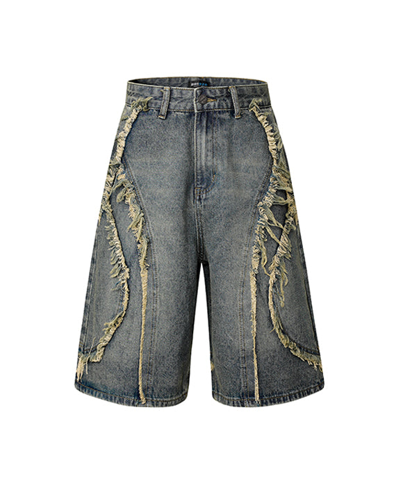 BAKYARDER Vintage Frayed Edge Jeans