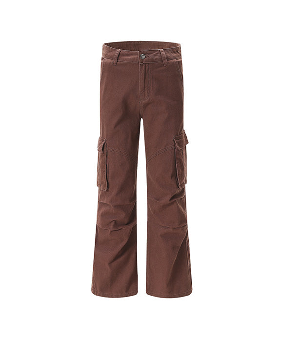 BAKYARDER Vintage Big Pocket Casual Pants