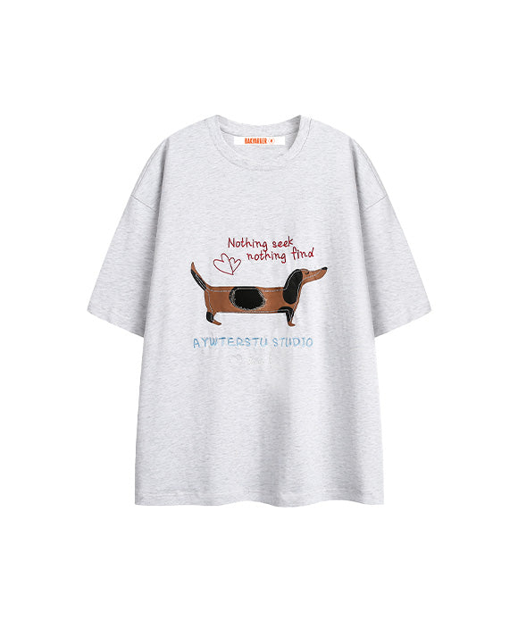 BAKYARDER Lazy Dog Graphic Tee