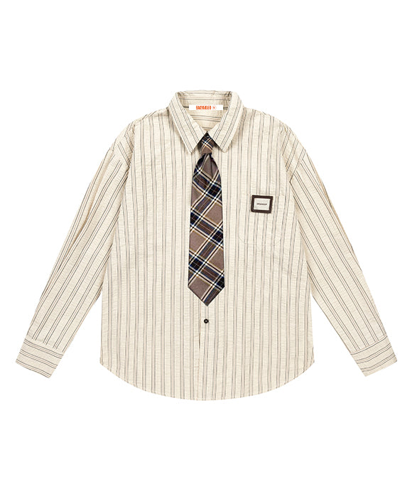 BAKYARDER Academic Striped Shirt