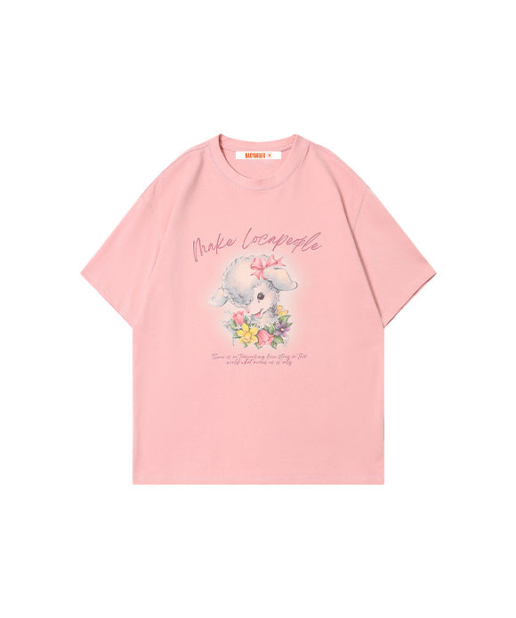 BAKYARDER Cartoon Print Tee