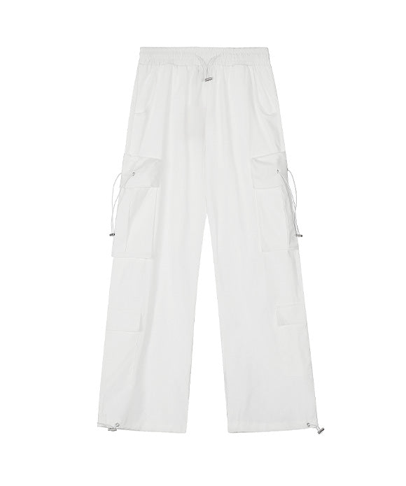 BAKYARDER  Vintage Straight-Leg Multi-Pocket Work Pants