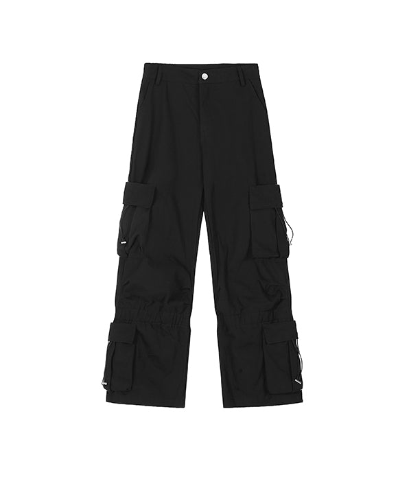 BAKYARDER Vintage Utility Multi-Pocket Pants