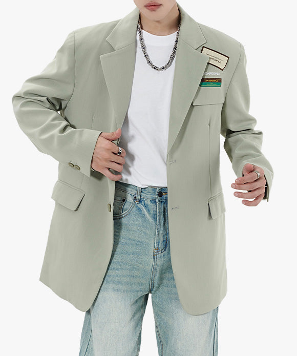 BAKYARDER Minimalist Blazer Jacket