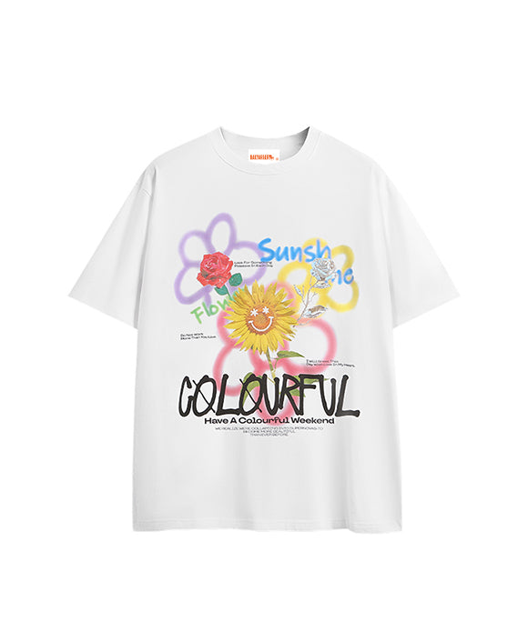 BAKYARDER Graffiti Sunflower Tee