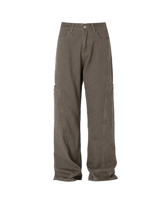 BAKYARDER High Street Brown Cargo Jeans