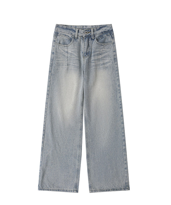 BAKYARDER Vintage Washed Distressed Jeans