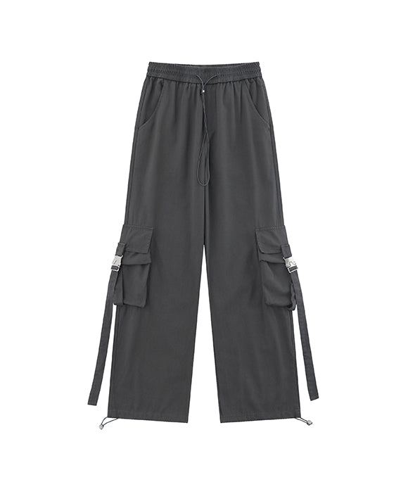 BAKYARDER Street Style Multi-Pocket Work Pants