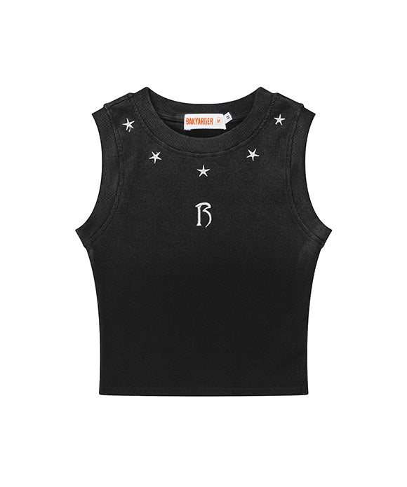 BAKYARDER Star Embroidered Vest