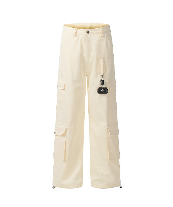 BAKYARDER Multi-Pocket Loose-Fit Cargo Pants