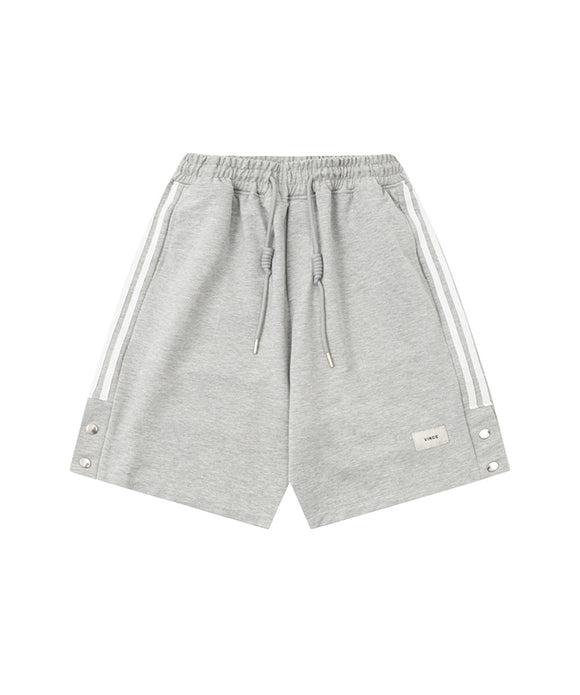 BAKYARDER Stripe Pattern Sports Shorts