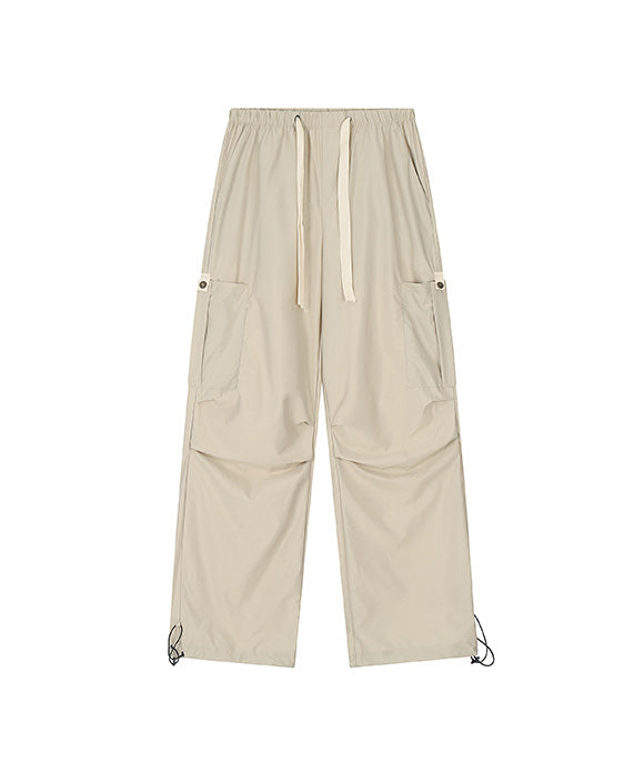 BAKYARDER Vintage Pleated Paratrooper Cargo Pants