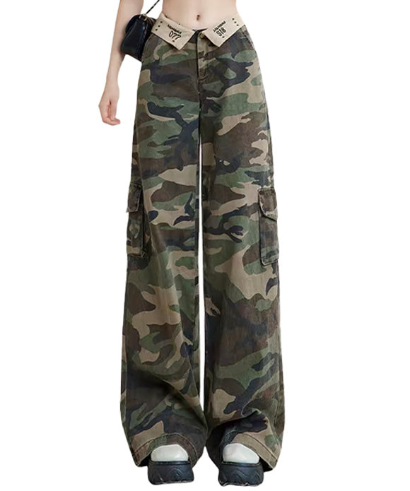 BAKYARDER Vintage Camo Cargo Pants