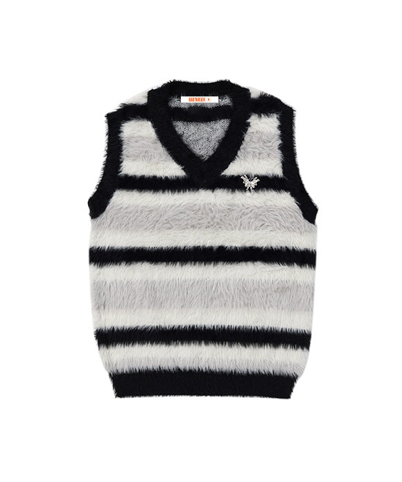 BAKYARDER Vintage Striped Color-blocked Tank Top