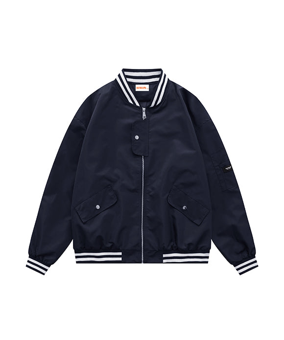 BAKYARDER Embroidery Letter Varsity Jacket