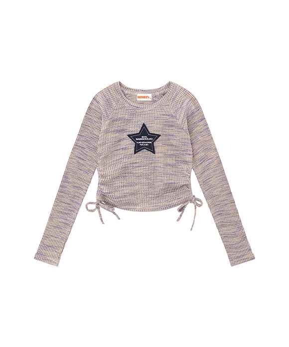 BAKYARDER Star Patch Drawstring Tee