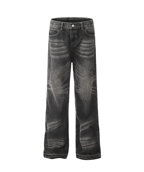 BAKYARDER Vintage Distressed Washed Jeans