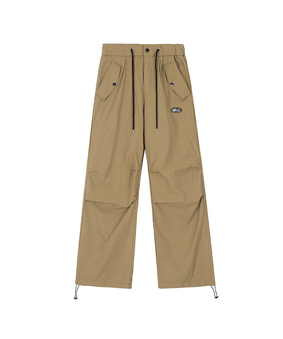 BAKYARDER Pleated Paratrooper Cargo Pants