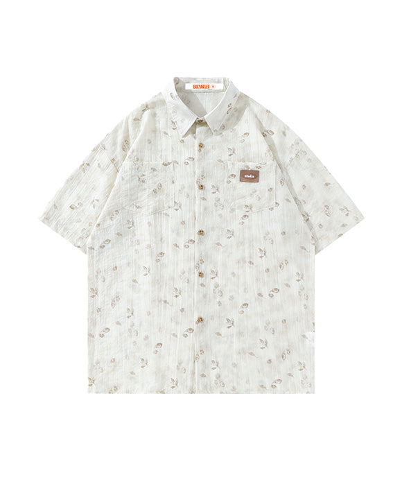 BAKYARDER Floral Print Shirt