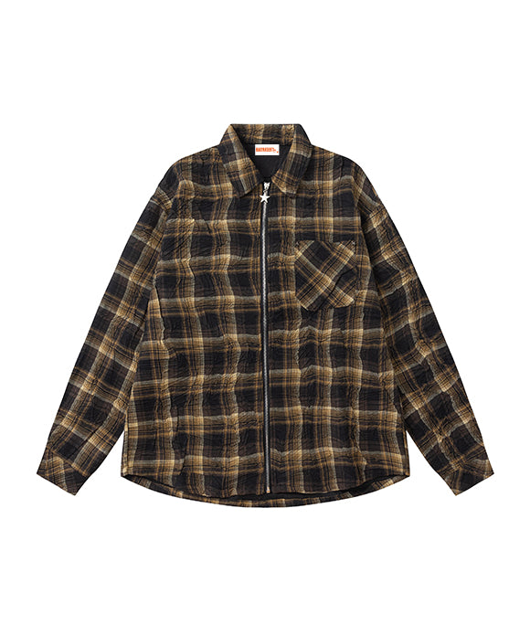 BAKYARDER Vintage Plaid Jacket