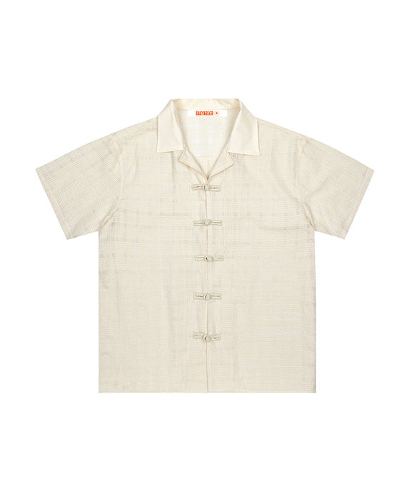 BAKYARDER Vintage Embroidered Button-Down Shirt