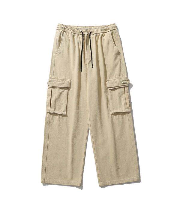 BAKYARDER Retro Multi-Pocket Straight Cargo Pants