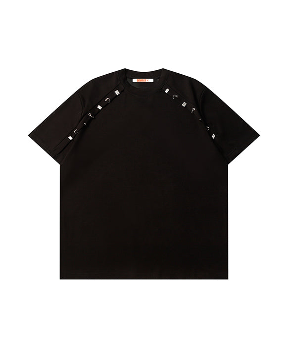 BAKYARDER Metal Shoulder Pad Tee