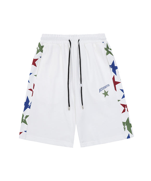 BAKYARDER Star Print Athletic Shorts