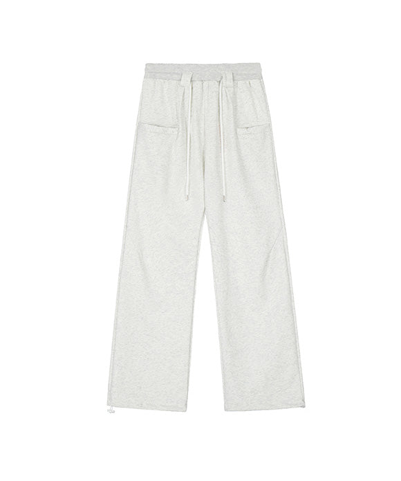 BAKYARDER Retro Solid Color Casual Pants