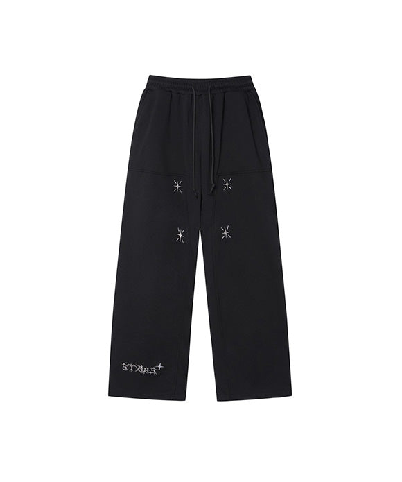 BAKYARDER Vintage Embroidered Casual Pants