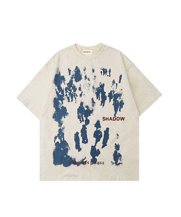 BAKYARDER Vintage Silhouette Printed Tee