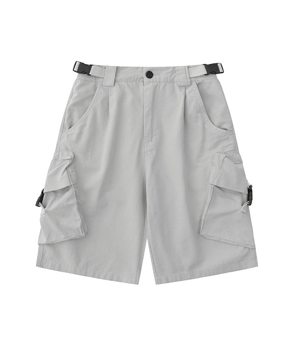 BAKYARDER  Japanese-style loose-fit work shorts