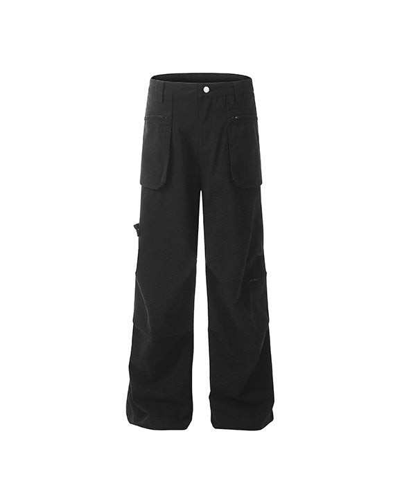 BAKYARDER 3D Pleated Cargo Pants