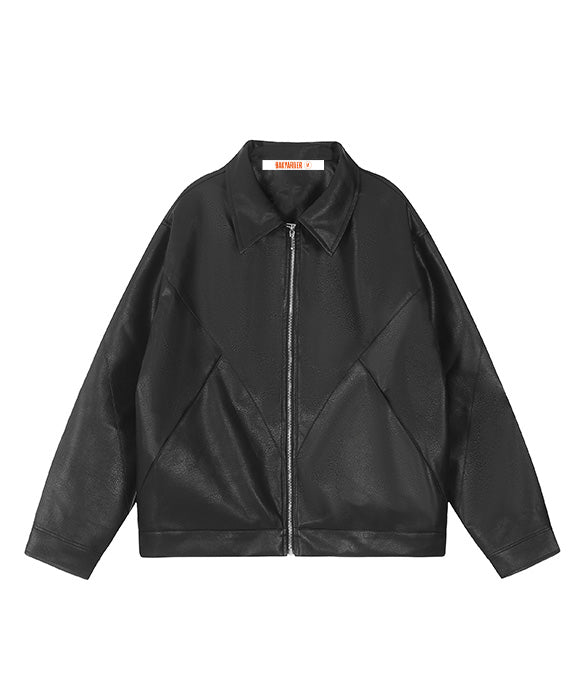 BAKYARDER Retro Biker Leather Jacket