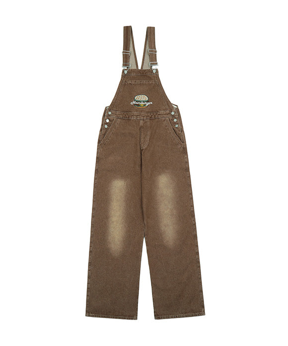 BAKYARDER Vintage Brown Denim Overalls